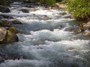 Nambillo River rapids bonier than last month