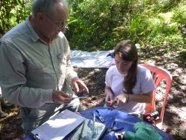 Jheri bands with guidance from Mike