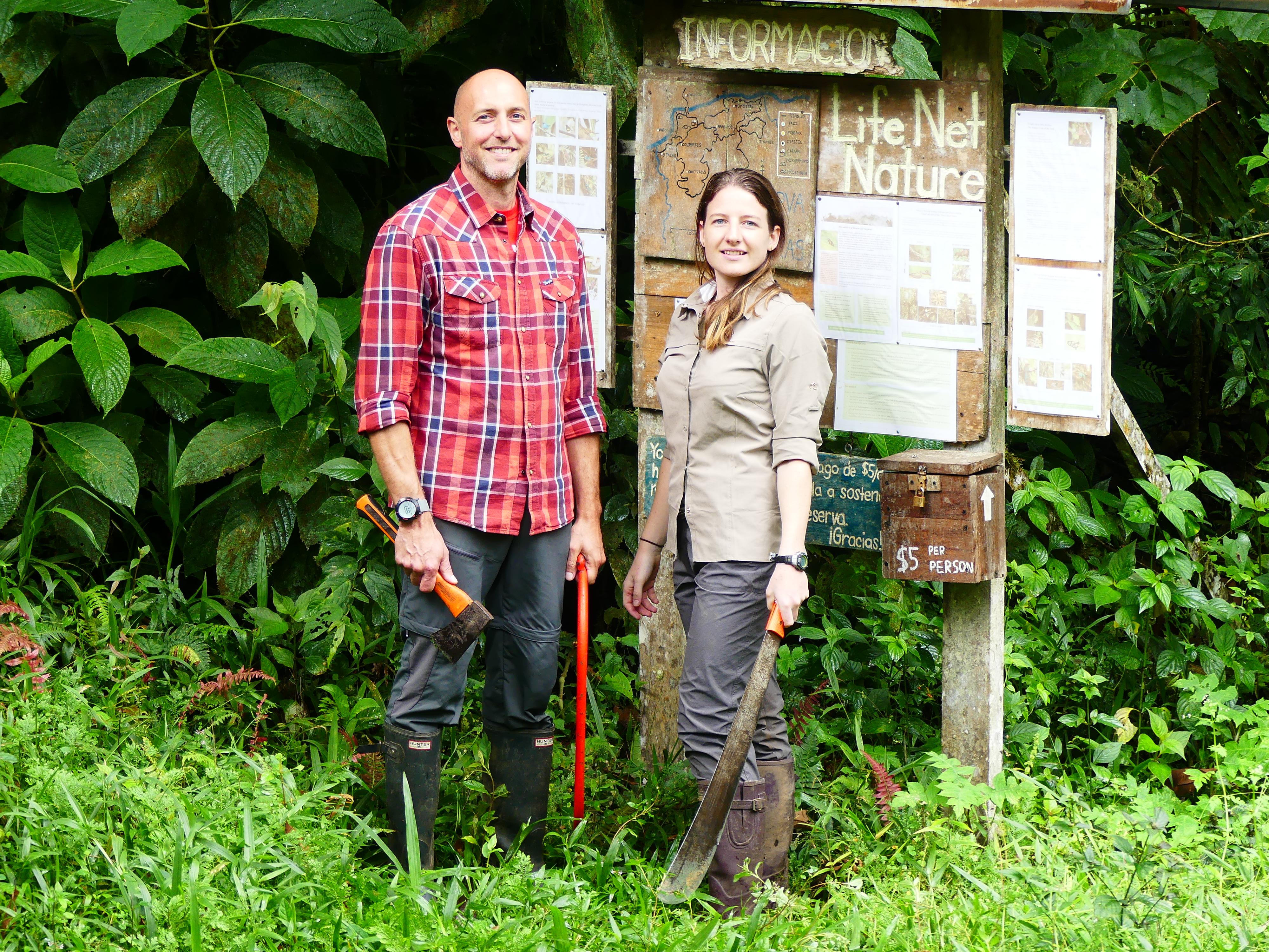 Philip Guy Sophie Collier Las Tangaras Nature Reserve