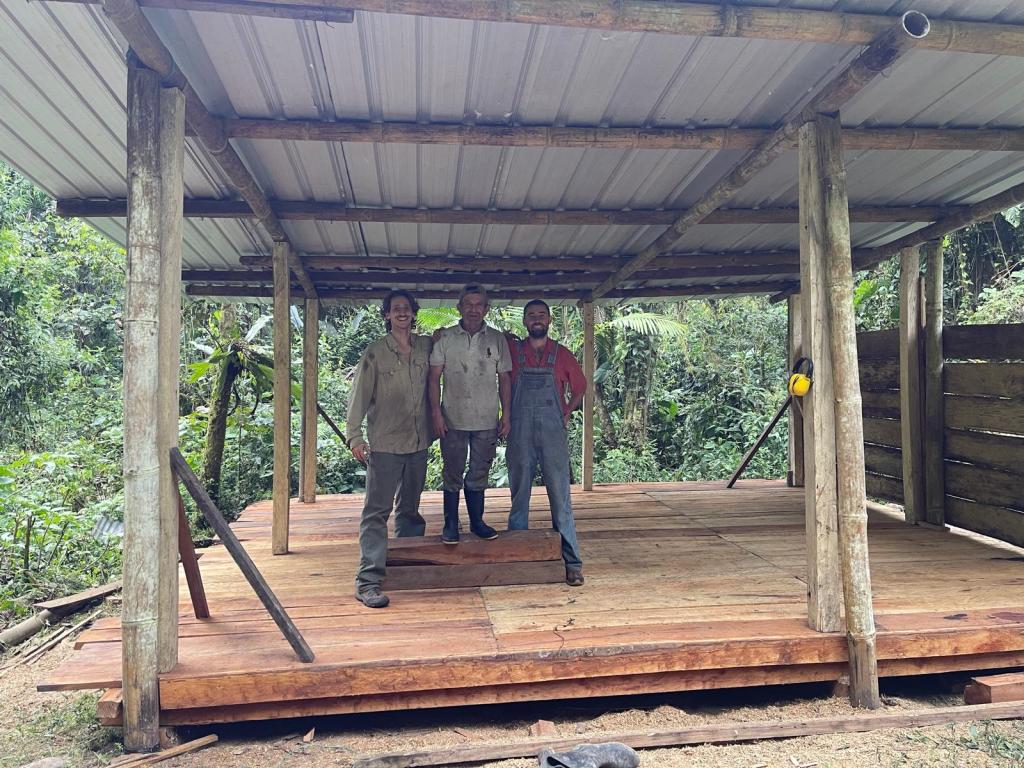 The trio: Matteo Guillermo and Arturo 